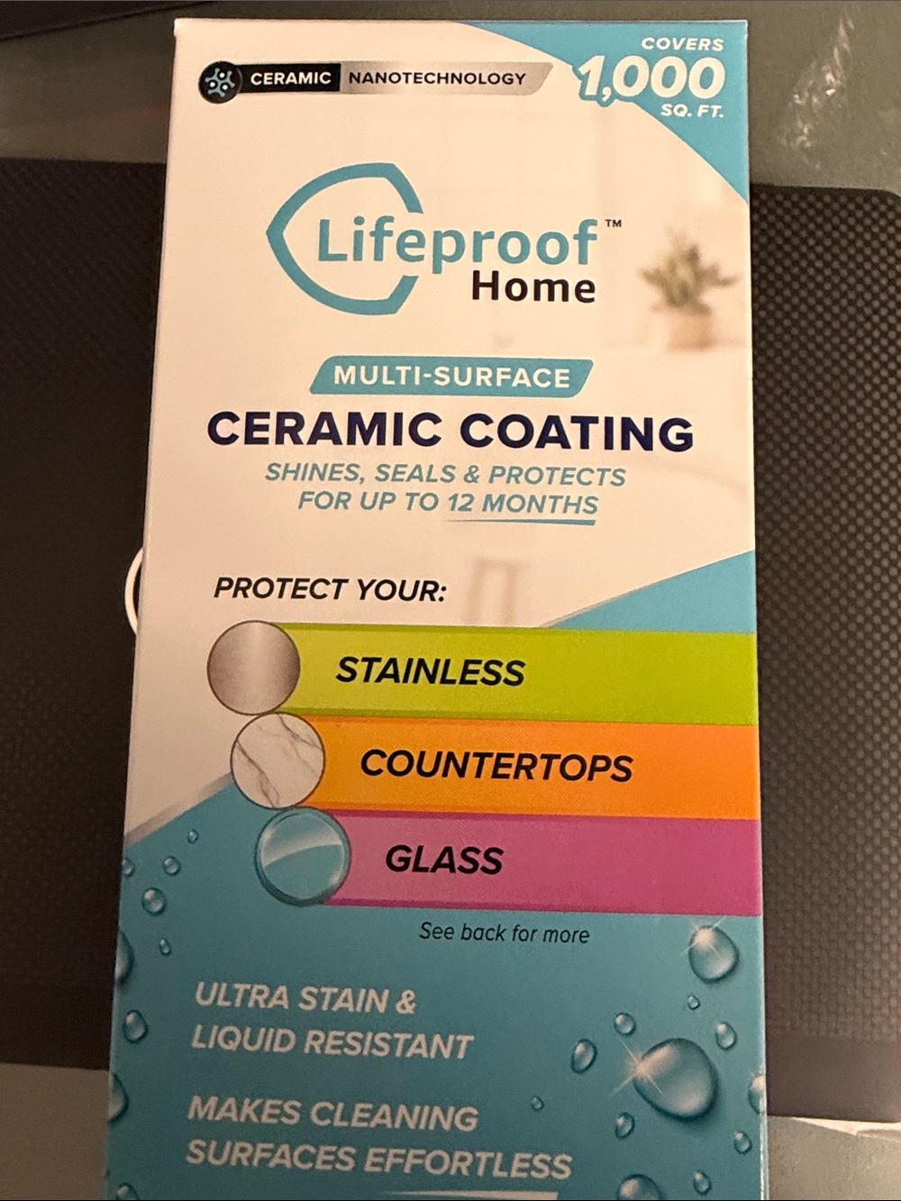 LifeProof Home Ceramic Coating - White, Teal, Lime, Orange, Pink